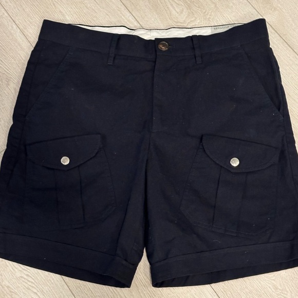 Brunello Cucinelli Blue Linen & Cotton Polo... - Picture 6 of 8